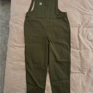 Lucy & Yak Olive Green Dungarees